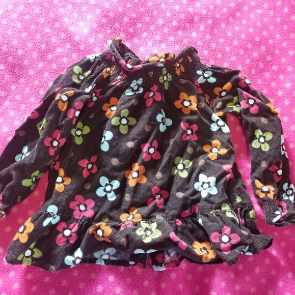 Gymboree corduroy floral top - Picture 1 of 2